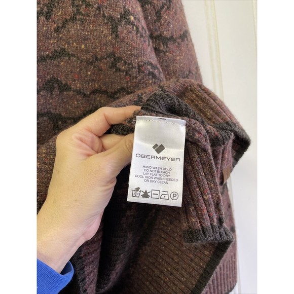 Obermeyer The Bells Merino Wool Alpaca Blend Men's Sweater - Size XL NWT $189‎ - Picture 10 of 16